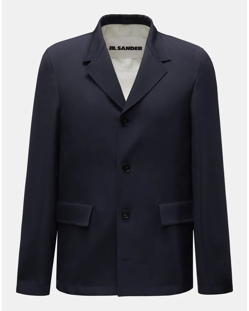 Jil Sander Woll-Twill Sakko navy Navy