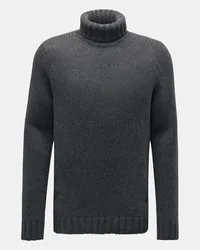 von BRAUN Cashmere Rollkragenpullover dunkelgrau Dunkelgrau