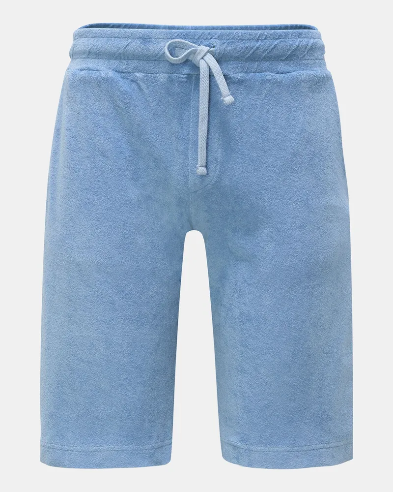 04651/ Herren - Frottee-Bermudas 'Oyster' hellblau Hellblau