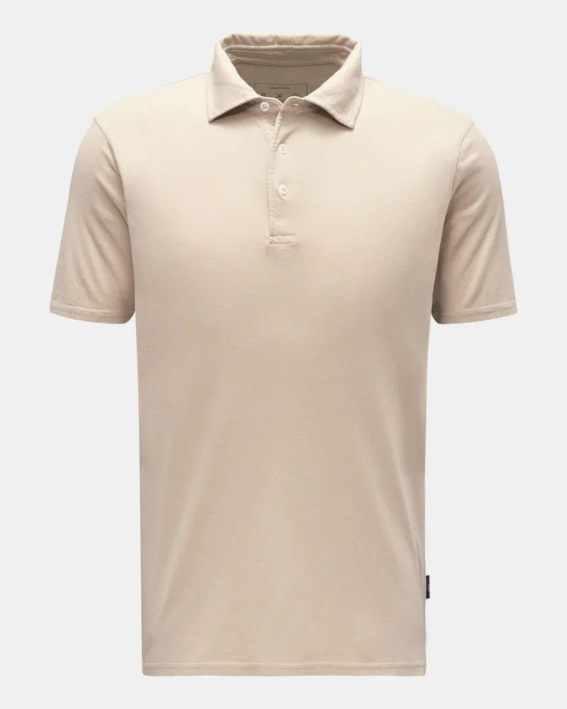 04651/ Herren - Jersey-Poloshirt 'Organic Polo' beige Beige