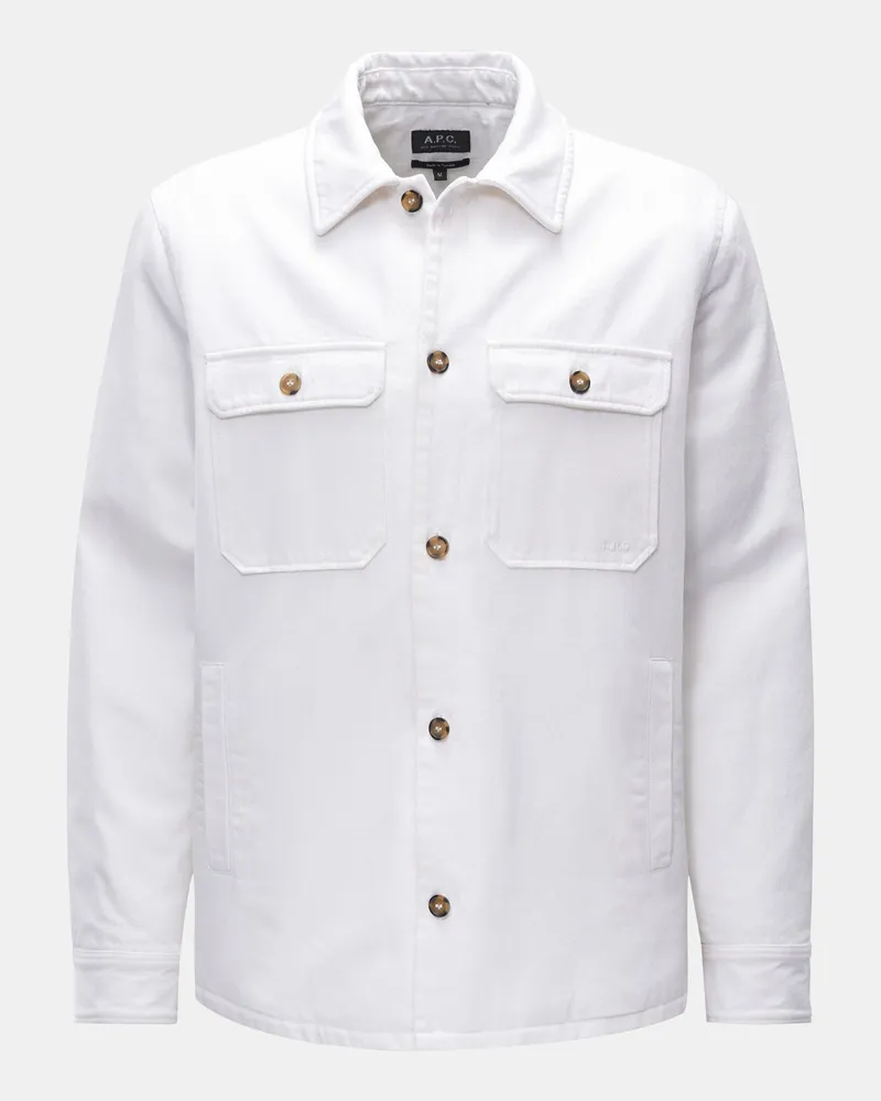 A.P.C. Herren - Jacke 'Alessio' weiß Weiß