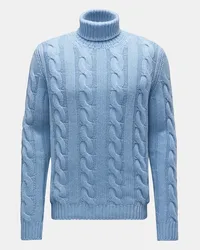 von BRAUN Cashmere Rollkragenpullover hellblau Hellblau