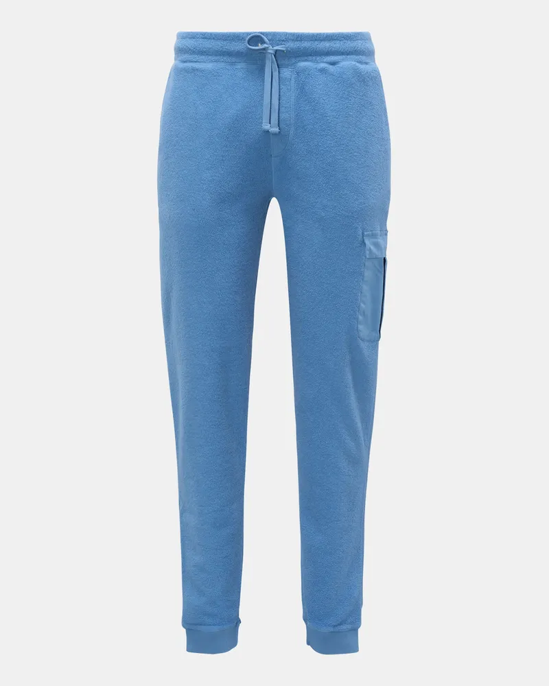 04651/ Herren - Fleece-Cargo-Sweathose 'Oyster' rauchblau Rauchblau