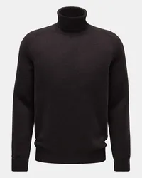 Fedeli Cashmere Rollkragenpullover 'Derby Saddler' dunkelbraun Dunkelbraun