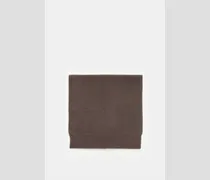 Herren - Cashmere Schal graubraun