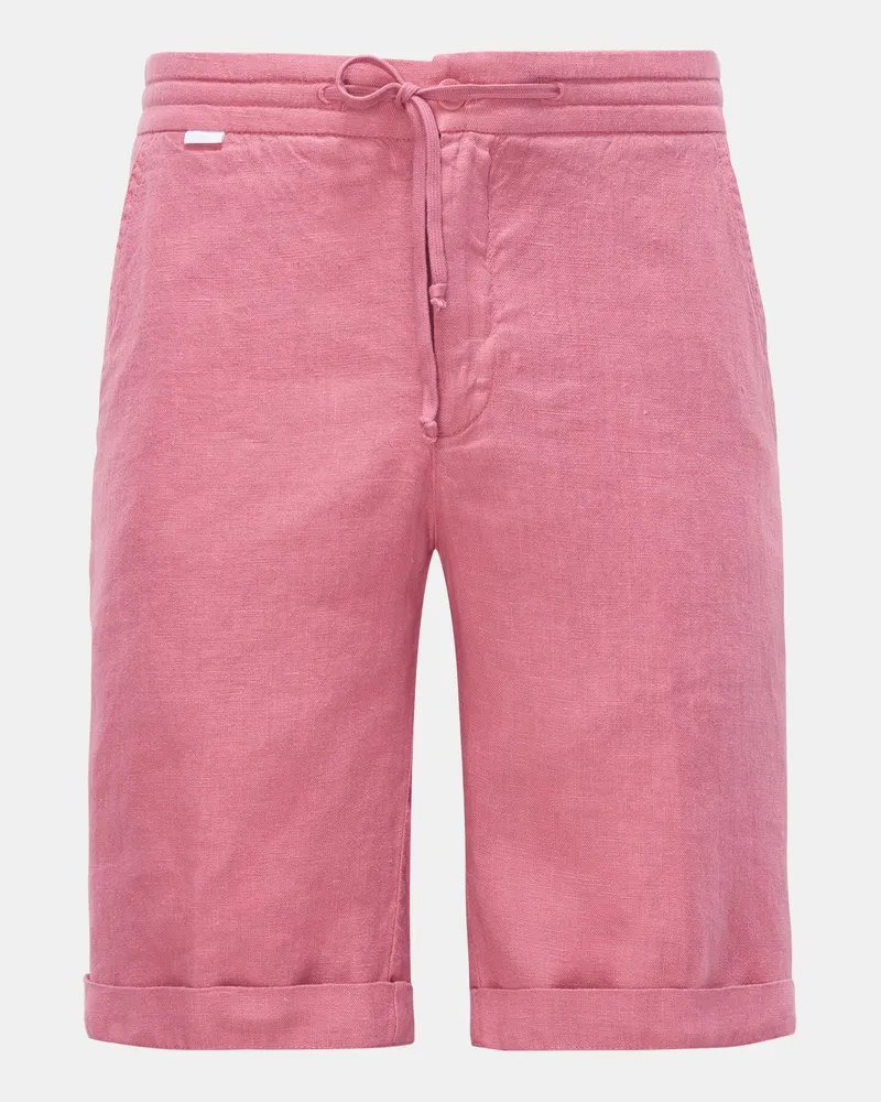 04651/ Herren - Leinen-Bermudas 'Linen Bermuda' hellrot Hellrot