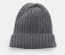 Herren - Cashmere Mütze 'Bruno' dunkelgrau