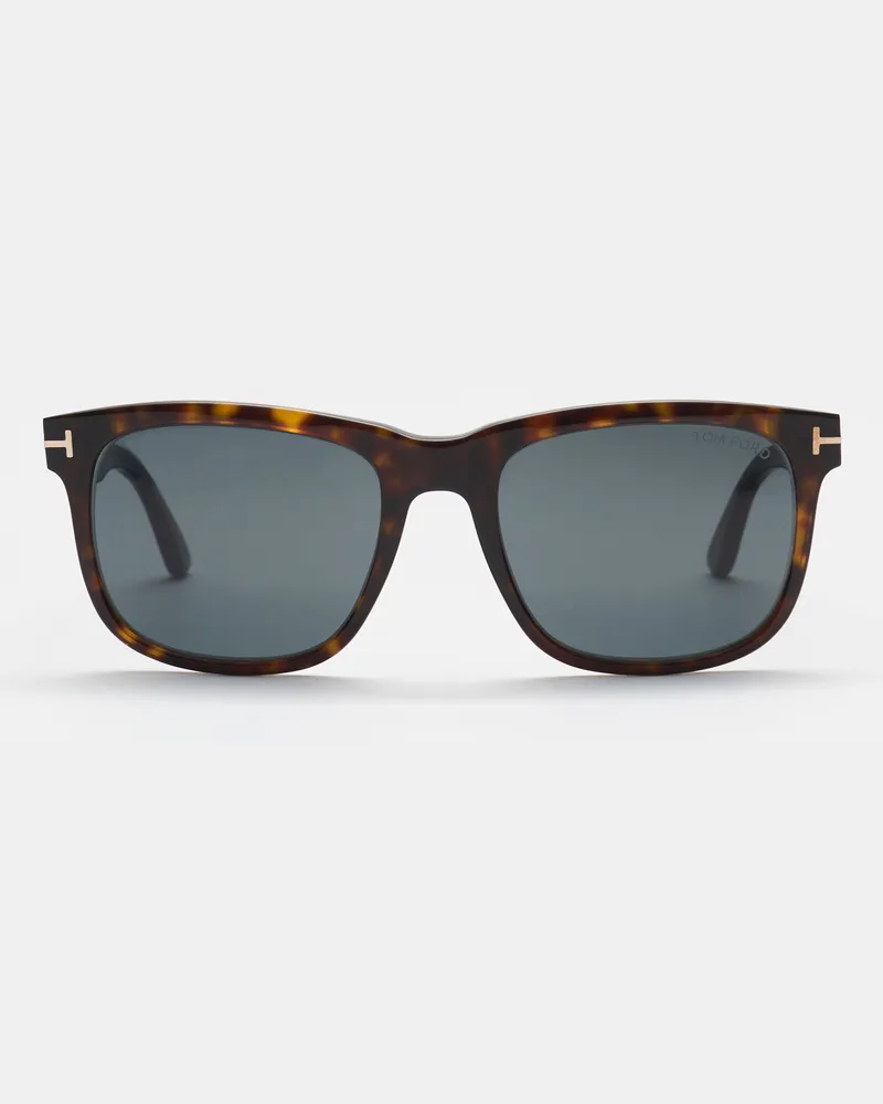 Tom Ford Herren - Sonnenbrille 'Stephenson' dunkelbraun gemustert/dunkelblau Dunkelbraun
