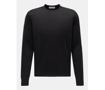 Rundhals-Pullover schwarz