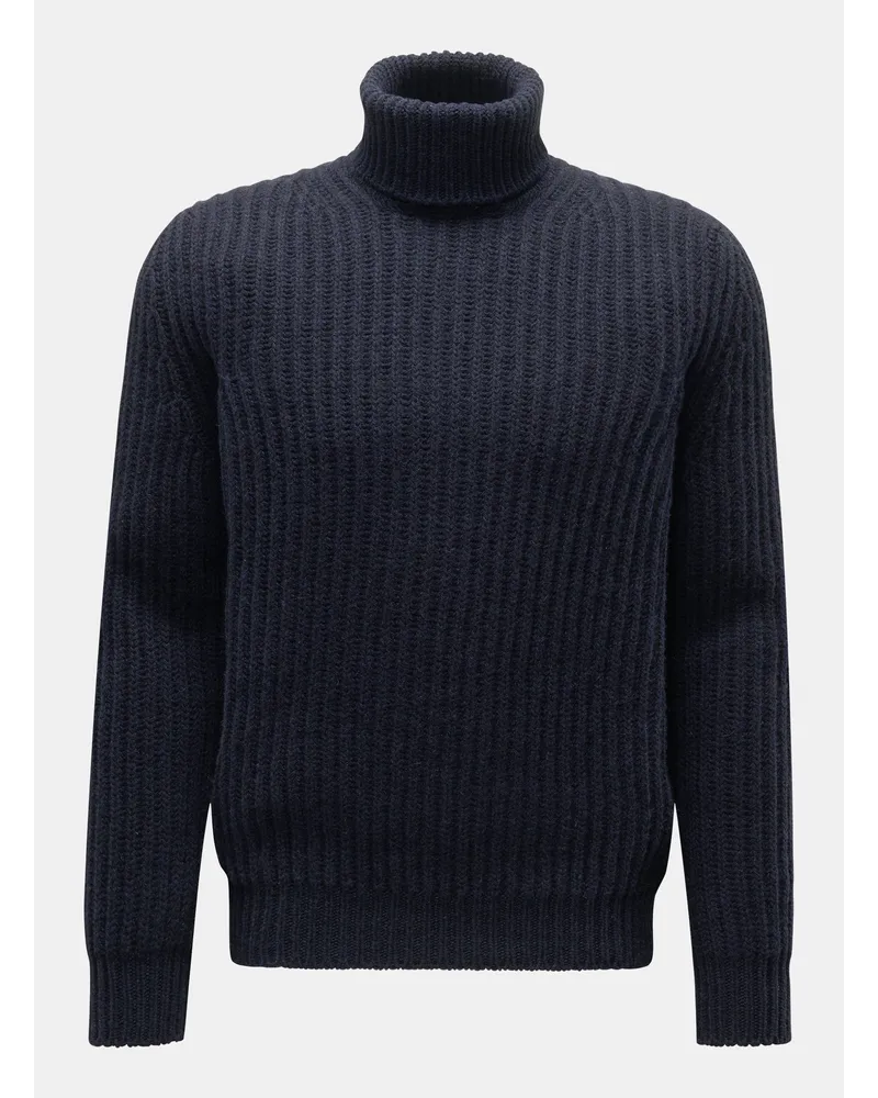 von BRAUN Cashmere Rollkragenpullover navy Navy