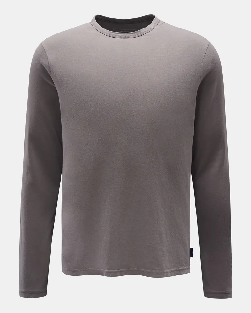 04651/ Herren - Rundhals-Longsleeve 'Organic Tee LS' grau Grau