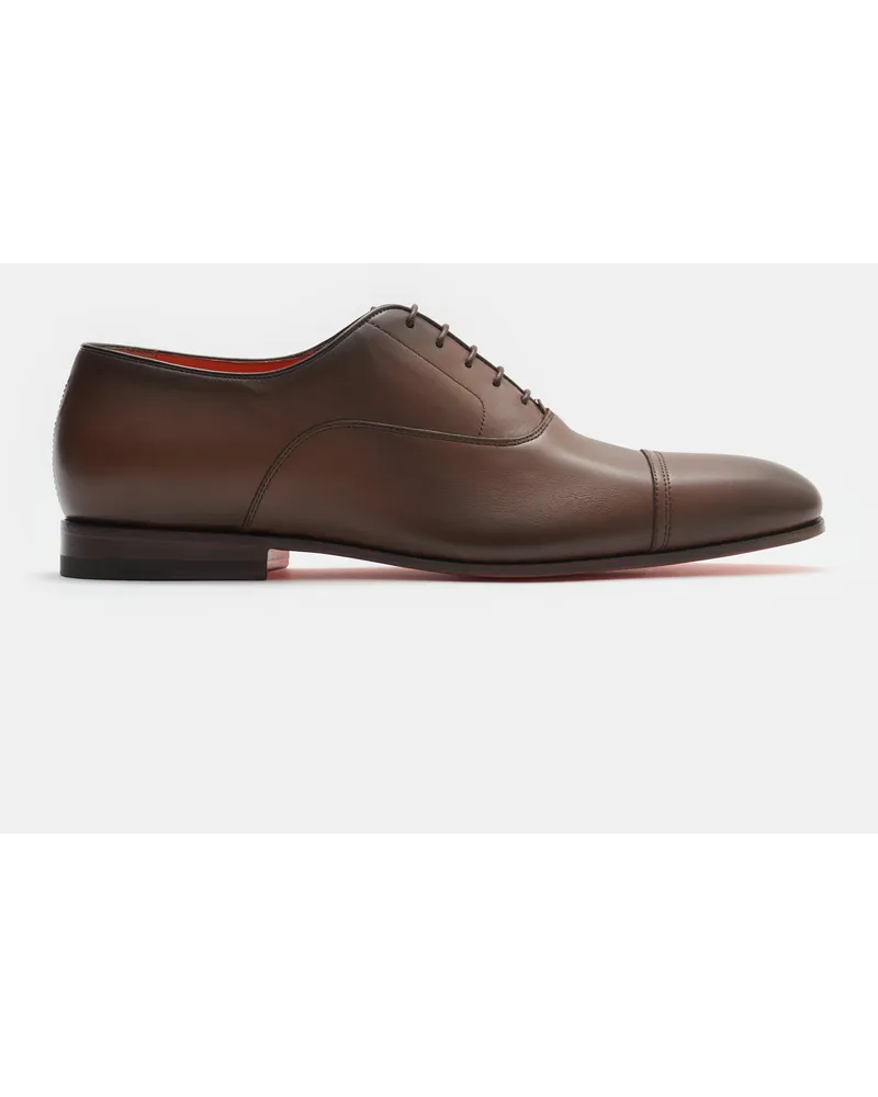 Santoni Oxford braun Braun