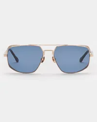 MATSUDA Sonnenbrille 'M3111' gold/dunkelblau Gold