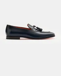 Santoni Tassel Loafer navy Navy