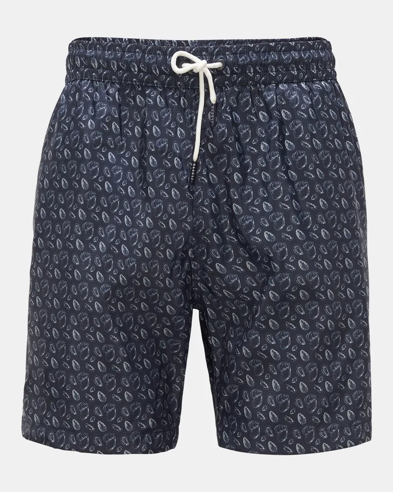 04651/ Herren - Badeshorts navy gemustert Navy