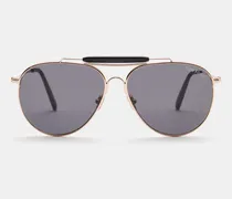 Herren - Sonnenbrille 'Rafael' gold/dunkelgrau