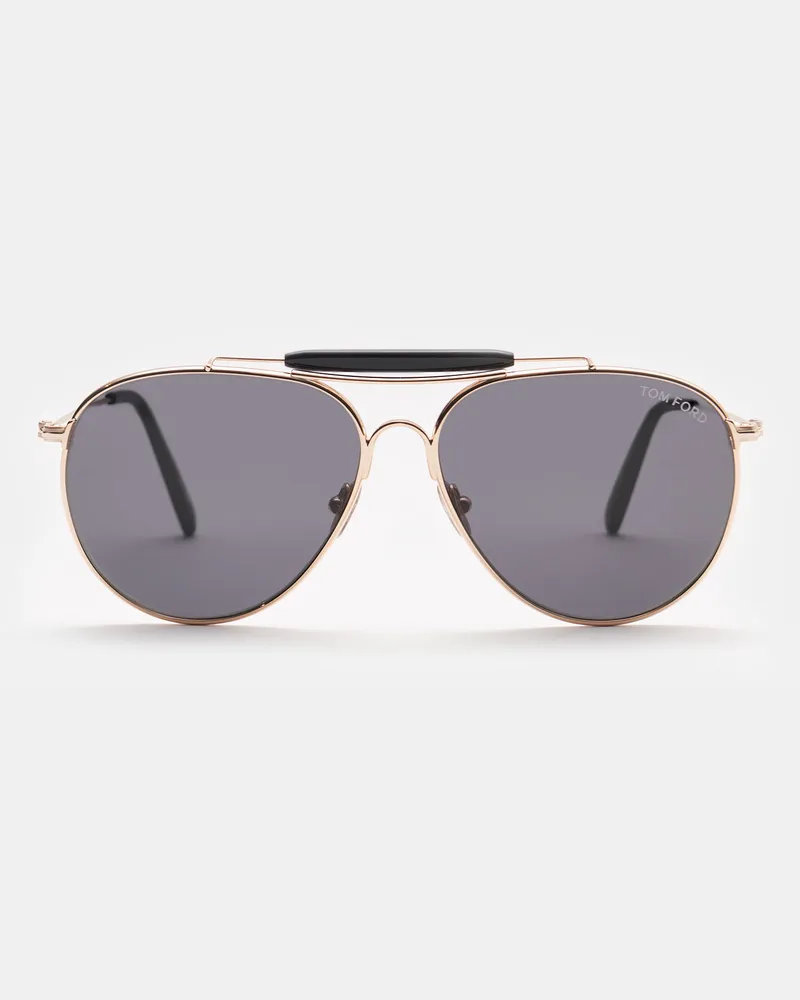 Tom Ford Herren - Sonnenbrille 'Rafael' gold/dunkelgrau Gold