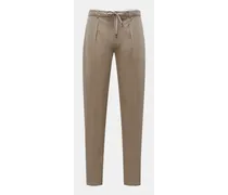 Jersey-Joggpants taupe