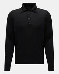 Tom Ford Strickpolo schwarz Schwarz