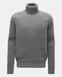 von BRAUN Cashmere Rollkragenpullover grau Grau