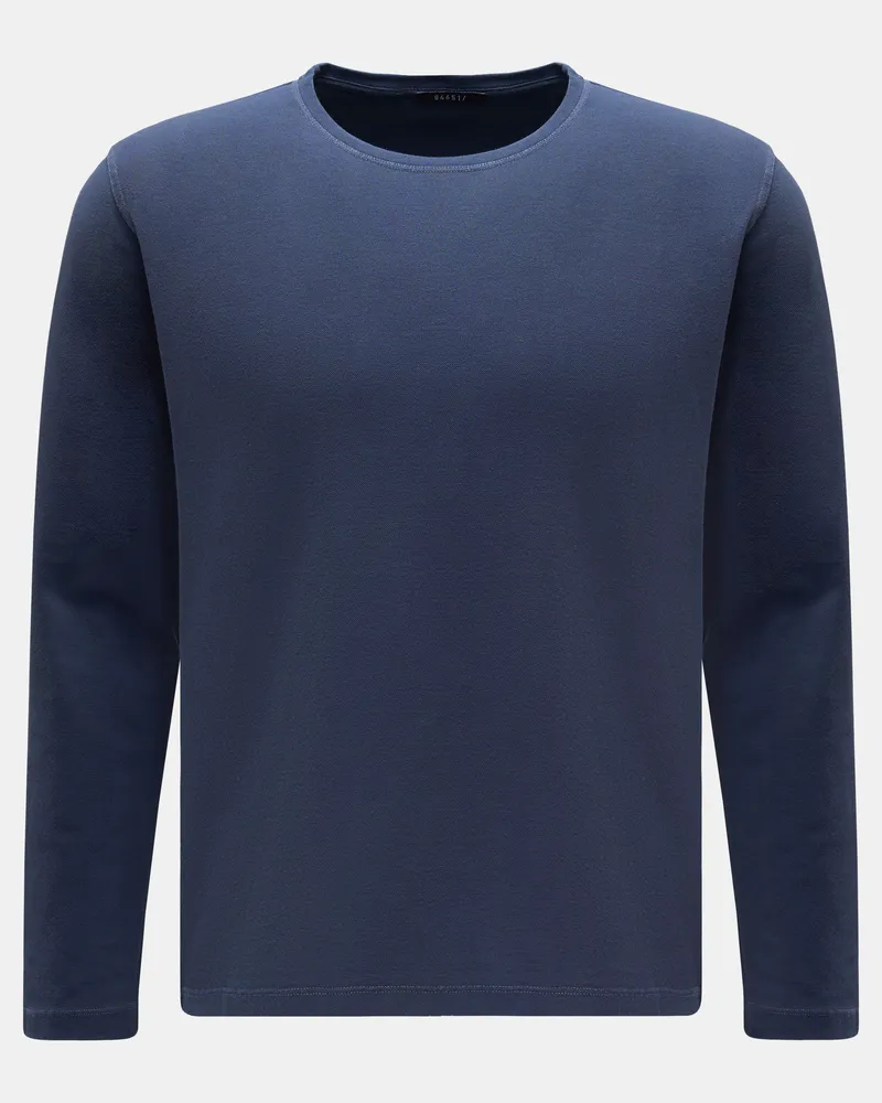 04651/ Herren - Rundhals-Longsleeve 'Breeze Tee' navy Navy