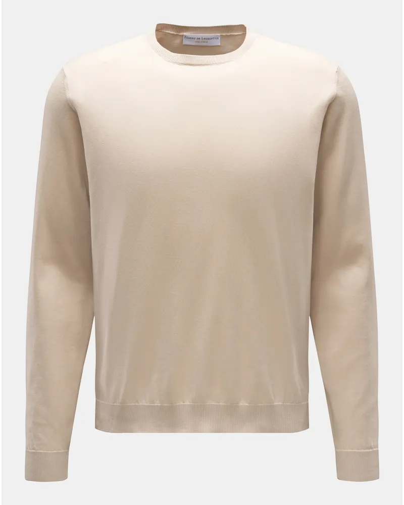 Filippo de Laurentiis Rundhals-Pullover beige Beige