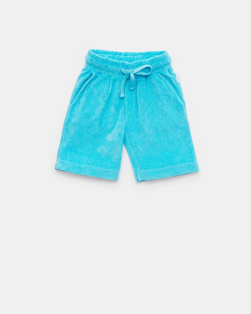 04651/ Herren - Kinder Frottee-Bermudas 'Kids Terry Bermuda' türkis Türkis