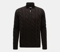 Herren - Cashmere Troyer dunkelbraun