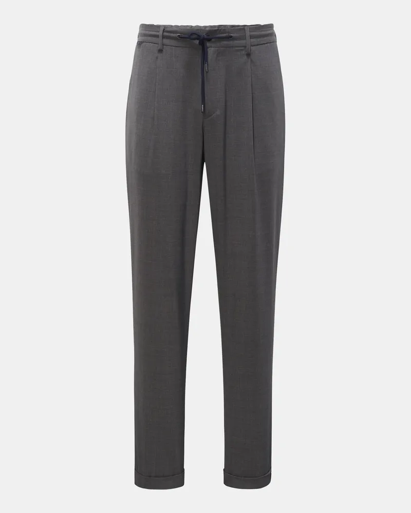 04651/ Herren - Woll-Joggpants dunkelgrau Dunkelgrau