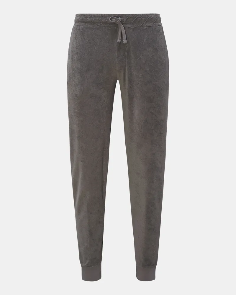04651/ Herren - Frottee-Sweathose grau Grau
