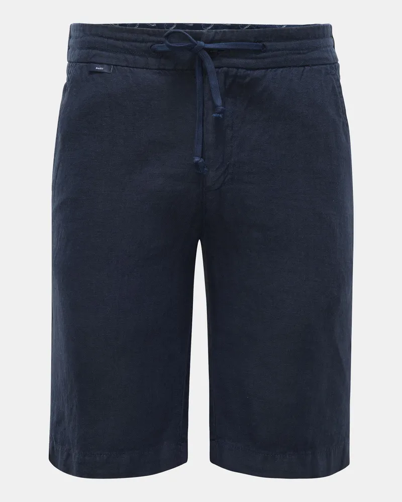 04651/ Herren - Leinen-Bermudas 'Linen Bermuda' navy Navy