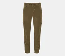 Herren - Cord-Jogpants 'Smart Cord Cargo' oliv