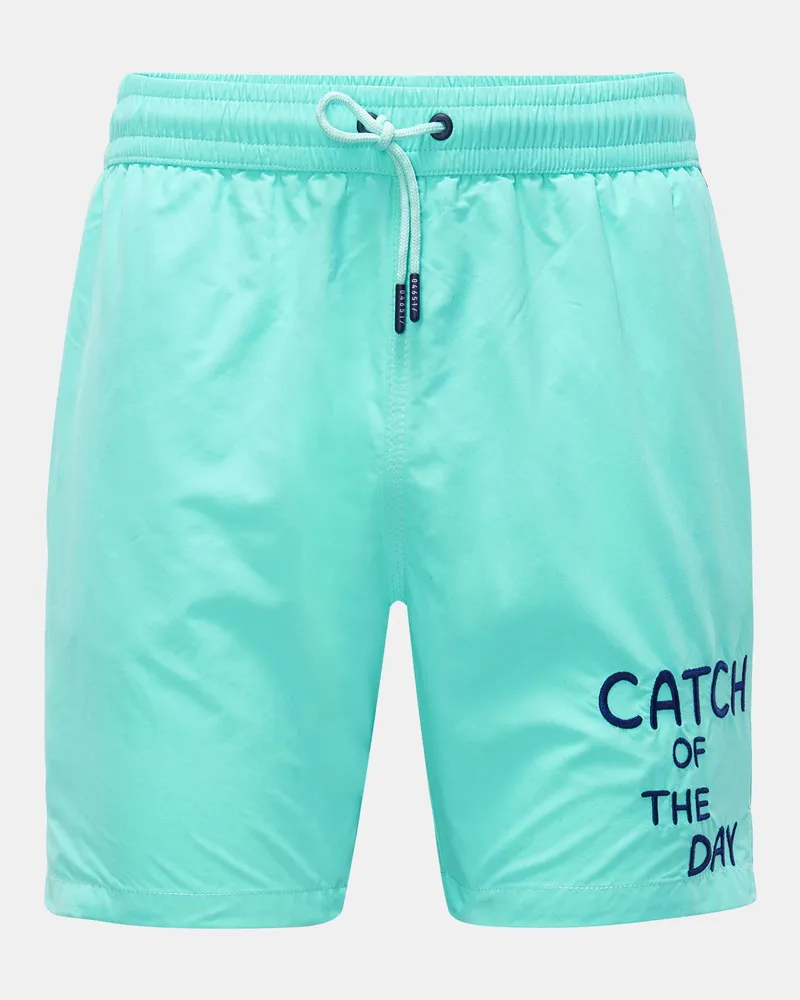 04651/ Herren - Badeshorts 'Plain Swim' türkis Türkis