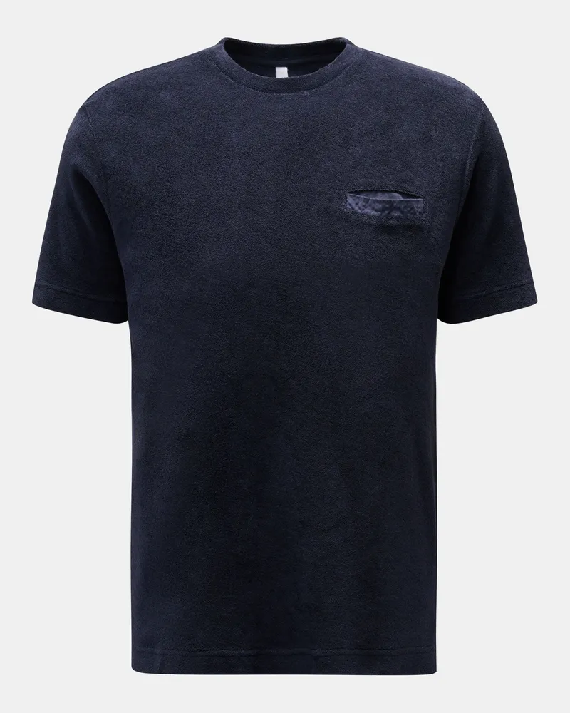 04651/ Herren - Frottee T-Shirt 'Terry Tee' navy Navy