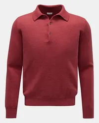 von BRAUN Cashmere Strickpolo rot Rot