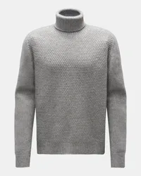 04651/ Rollkragenpullover 'Blended Ricecorn Turtle' grau Grau