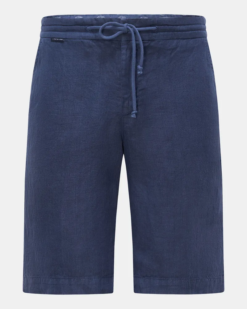 04651/ Herren - Leinen-Bermudas 'Linen Bermuda' dunkelblau Dunkelblau