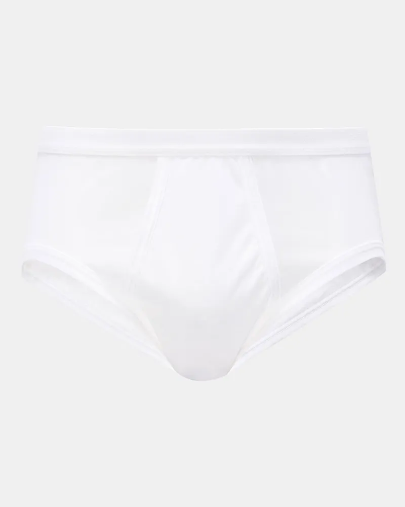 Zimmerli Herren - Sport Slip 'Royal Classic' weiß Weiß