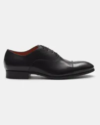 Santoni Oxford schwarz Schwarz