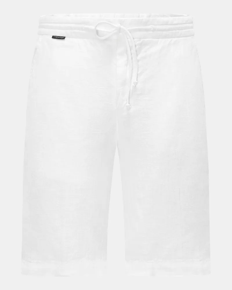 04651/ Herren - Leinen-Bermudas 'Linen Bermuda' weiß Weiß