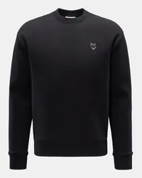 Kitsuné Rundhals-Sweatshirt 'Bold Fox' schwarz Schwarz