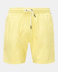 04651/ Badeshorts 'Tile Swim' gelb/weiß Gelb