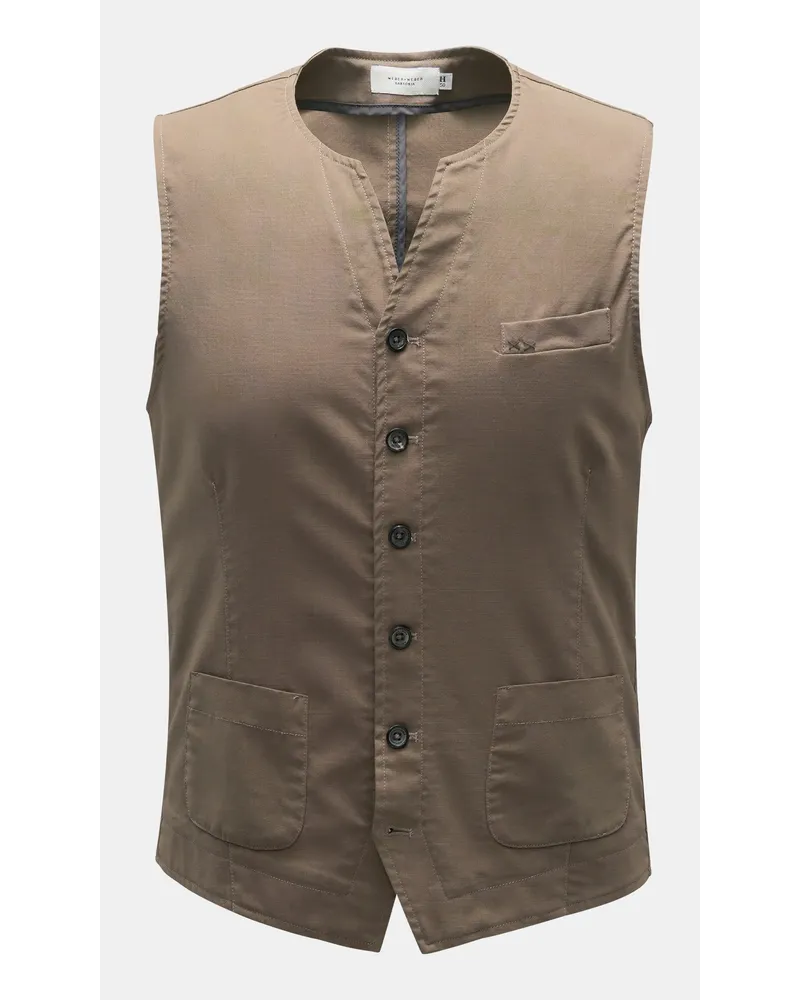 Weber+Weber Weste 'Fresco Gilet' khaki Khaki