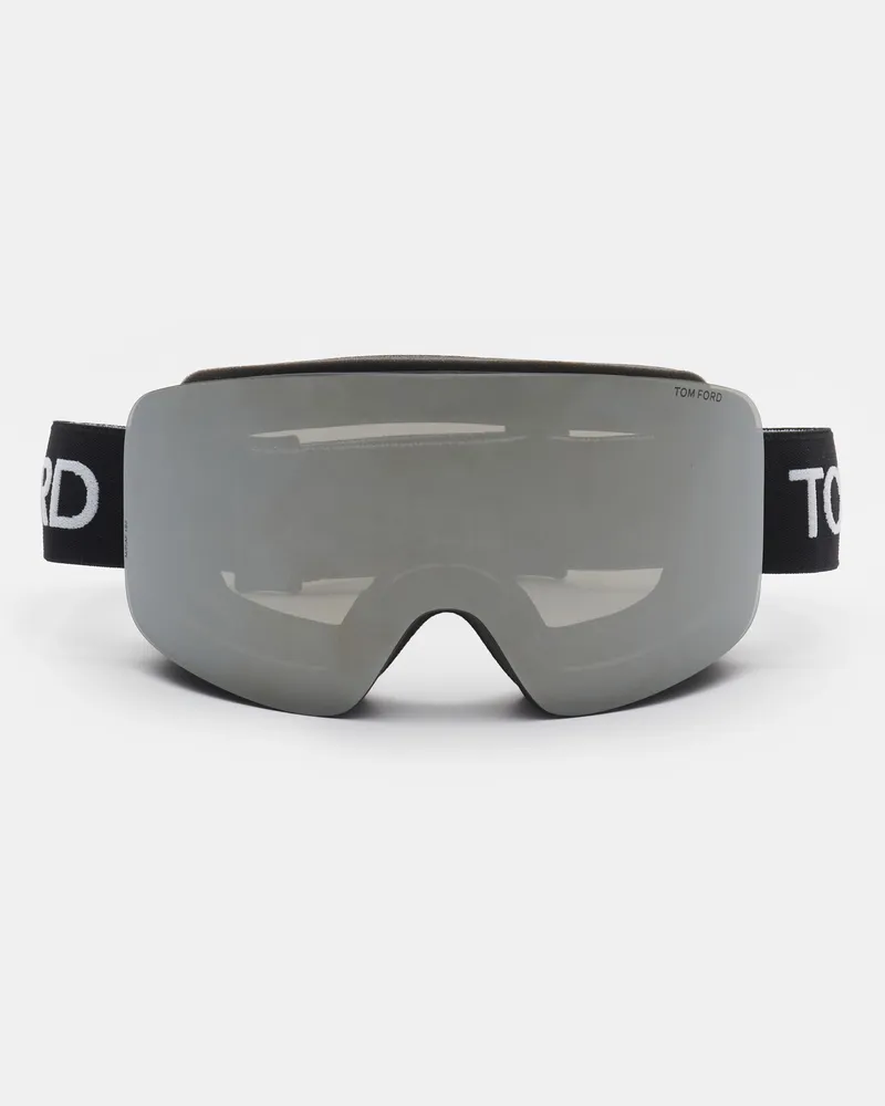 Tom Ford Herren - Skibrille schwarz/grau Schwarz