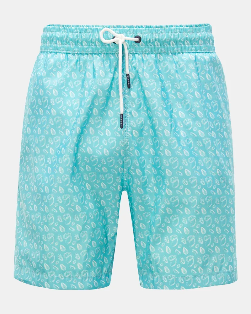04651/ Herren - Badeshorts türkis gemustert Türkis