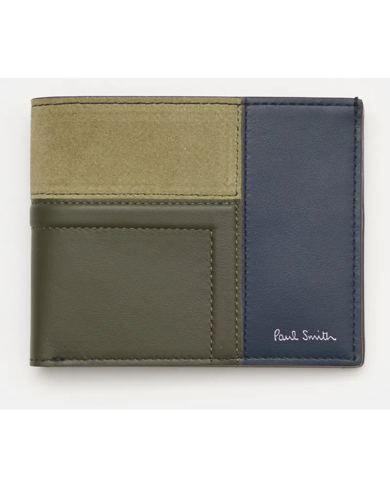 Paul Smith Portemonnaie oliv/navy/dunkelbraun Oliv