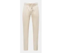 Jersey-Joggpants beige