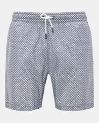 04651/ Badeshorts 'Tile Swim' navy/weiß Navy