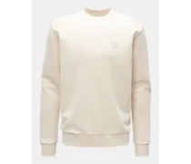 Rundhals-Sweatshirt creme