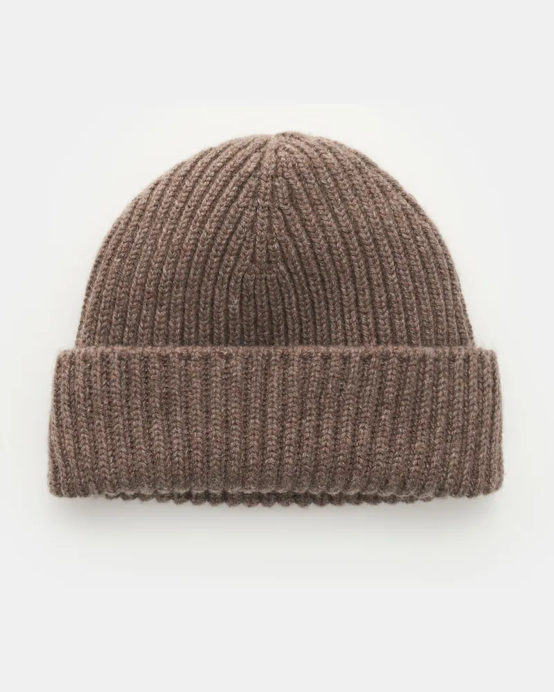 Fedeli Herren - Cashmere Mütze 'Alfredo' graubraun Graubraun